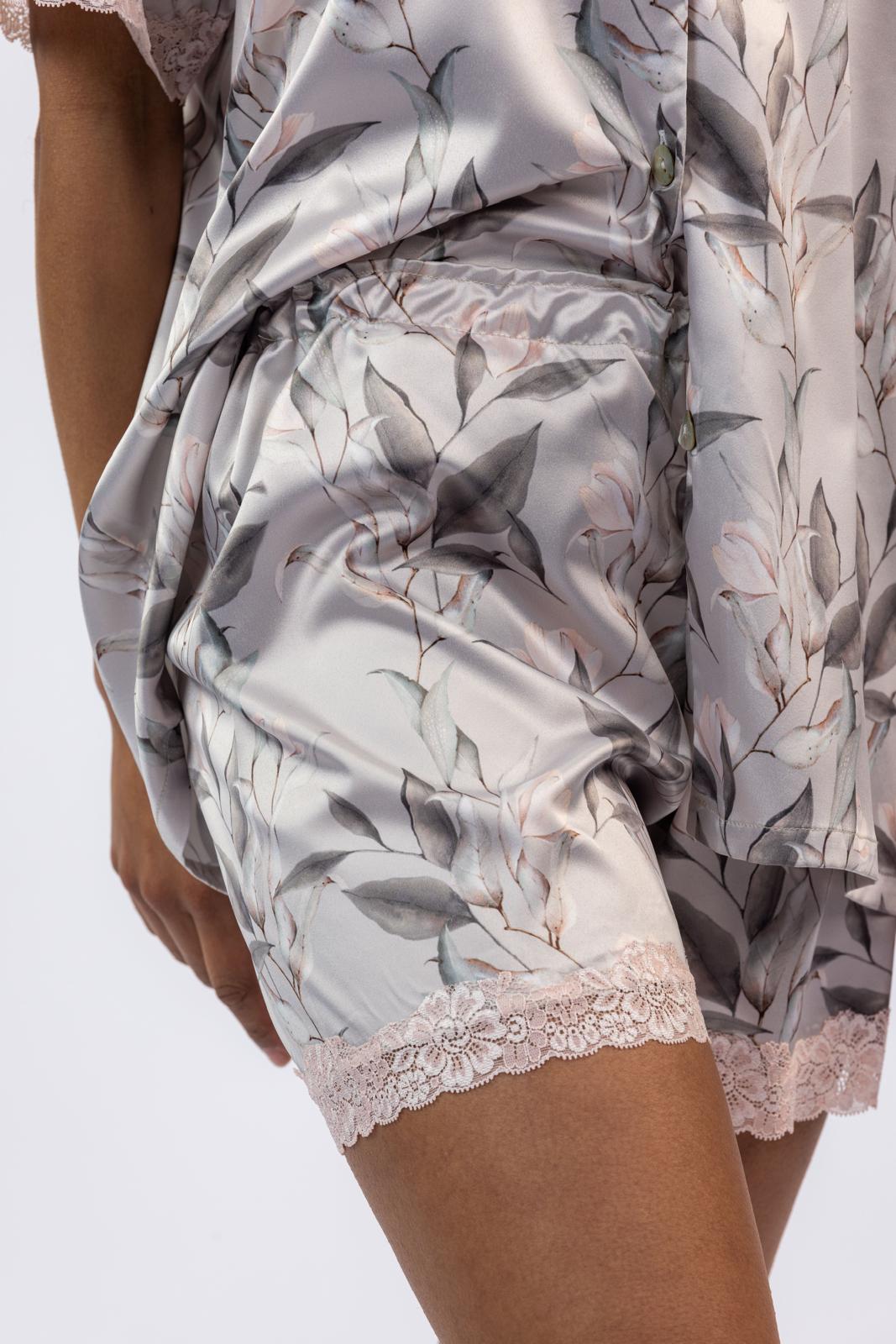 Pijama Floral Cetim - MIRA