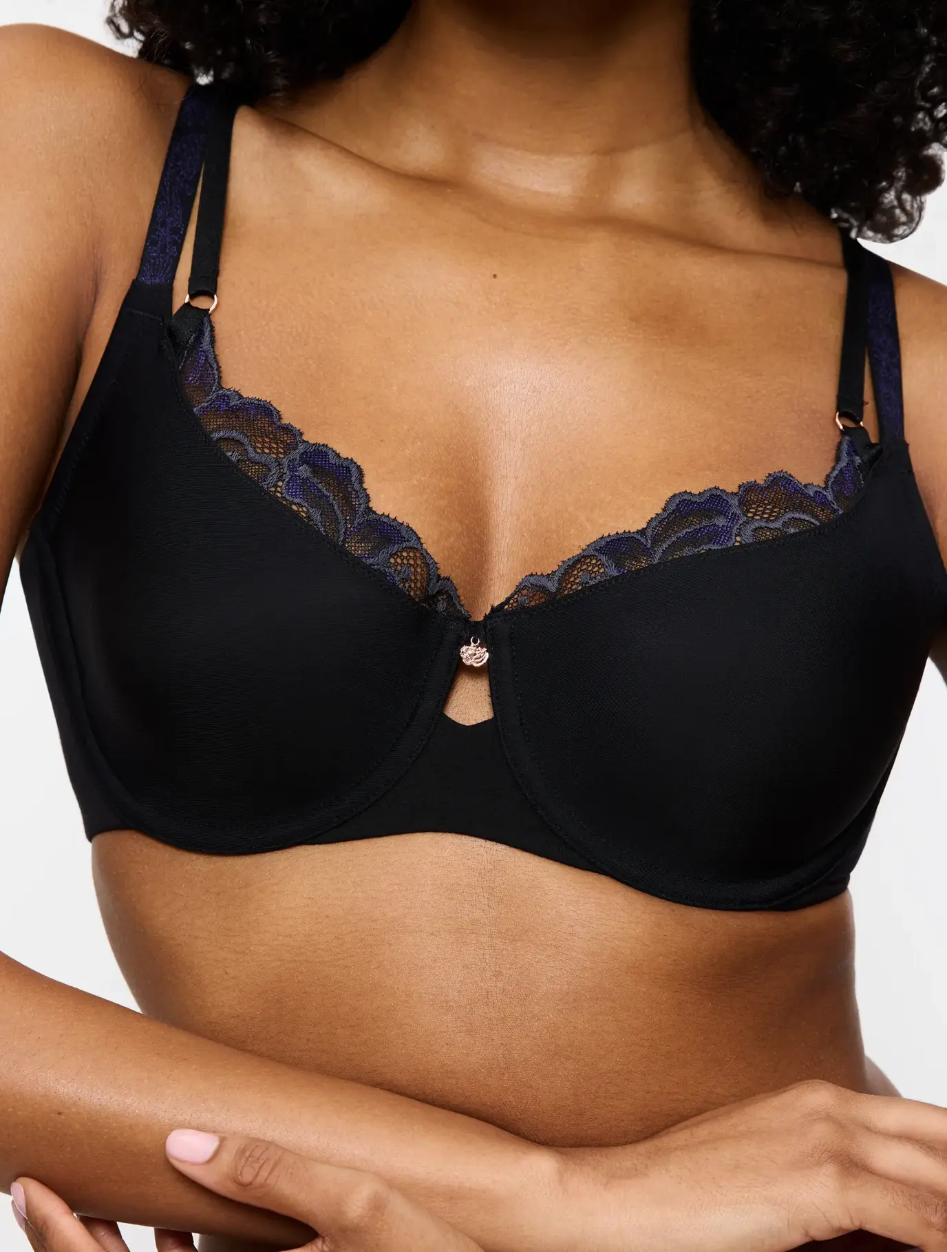 Soutien Triumph Redutor Floral Preto